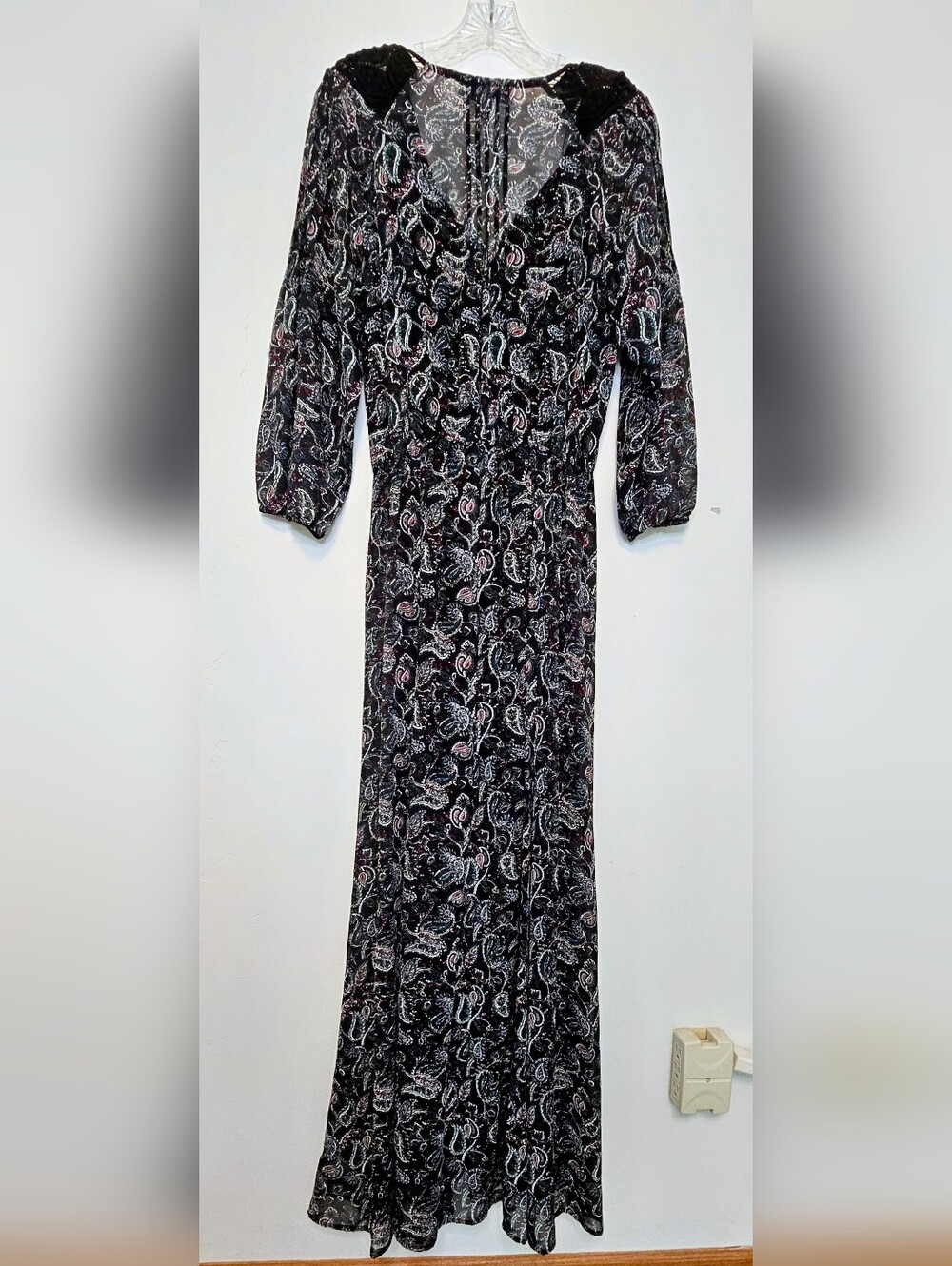 Ruff Hewn Paisley Maxi Dress - Medium